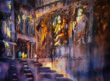 Original Fine Art Architecture Paintings by Subhajit Paul