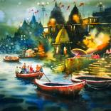 varanasi ghat 16 by Subhajit Paul