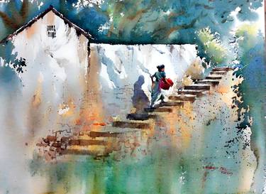 Original Conceptual Landscape Paintings by Subhajit Paul