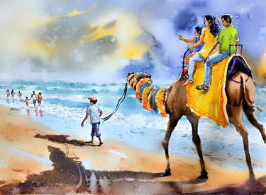 Original Landscape Paintings by Subhajit Paul