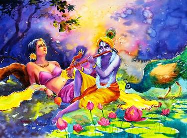Original Classical mythology Paintings by Subhajit Paul