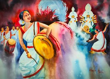 Original Fine Art Popular culture Paintings by Subhajit Paul