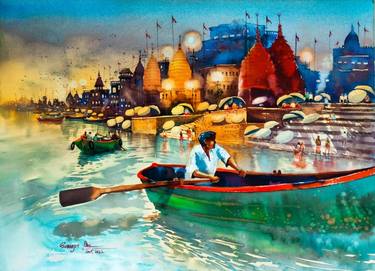 Original Landscape Paintings by Subhajit Paul