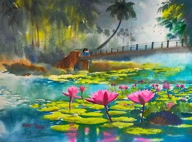 Original Landscape Paintings by Subhajit Paul