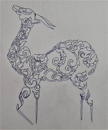 Print of Animal Drawings by Aman Garg