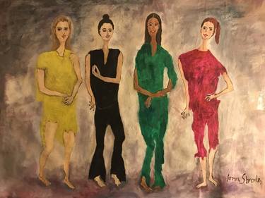 Original Conceptual Women Paintings by Iona Shroder Napolitano