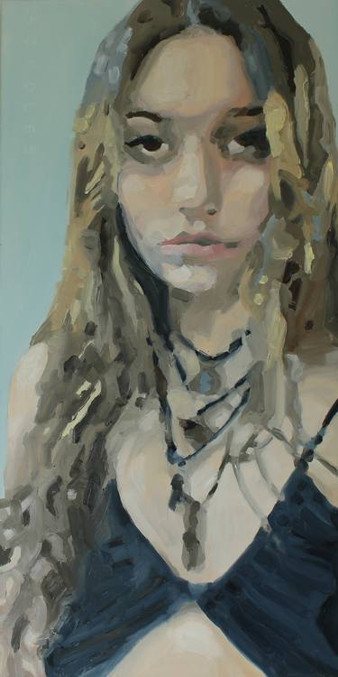 Original Impressionism Portrait Paintings by Simone Scholes