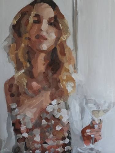 Original Contemporary Fashion Paintings by Simone Scholes