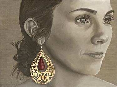 Original Figurative Portrait Paintings by Simone Scholes