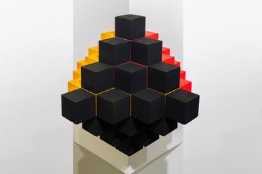 Original Geometric Sculpture by SantiagoAndres Torres