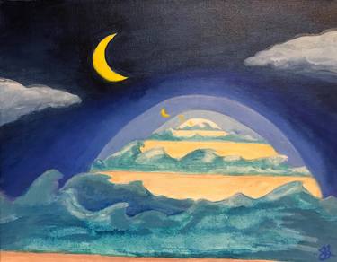 Original Surrealism Seascape Paintings by John Boudreau