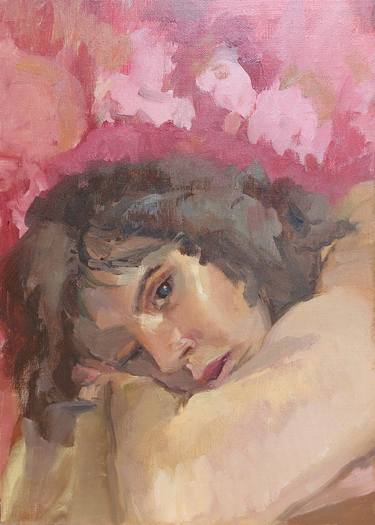 Original Realism Women Paintings by Nicki Mayne