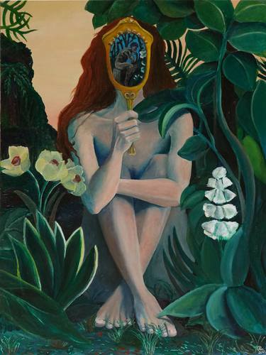 Original Surrealism Nude Paintings by Marianna Szekely