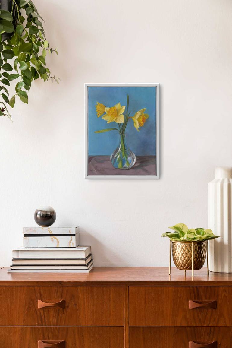 Original Fine Art Floral Painting by Marina Rogusheva