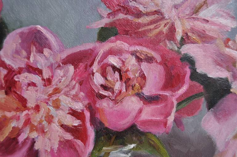 Original Fine Art Floral Painting by Marina Rogusheva