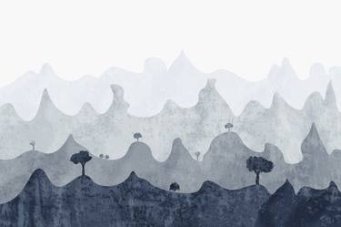Print of Landscape Drawings by Cesar Torres