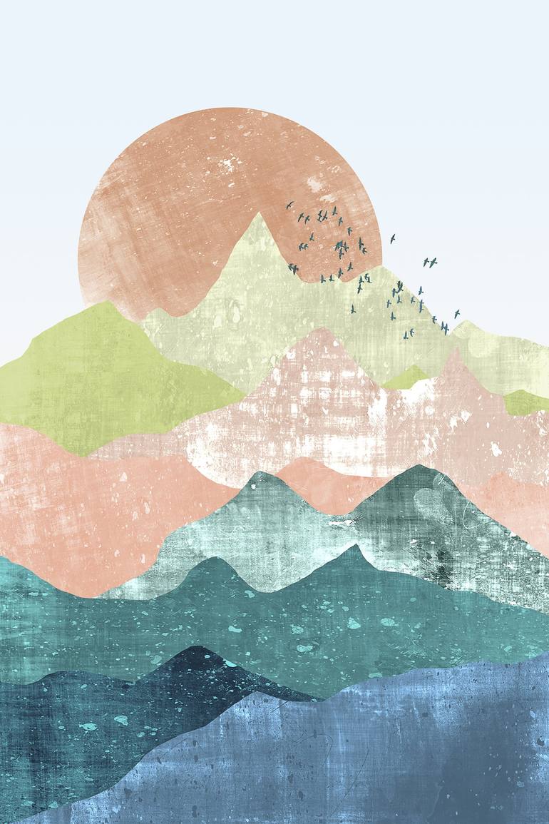 Spring mountains - Print