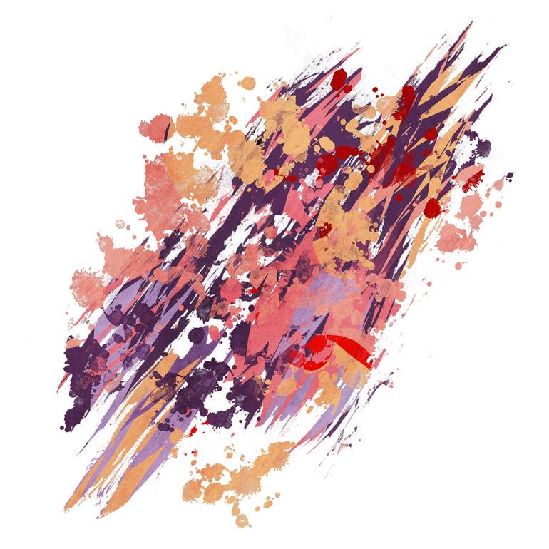 Abstract strokes - Print