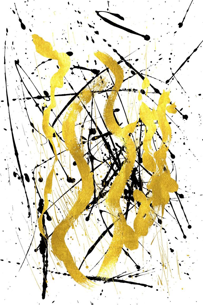 Print of Abstract Painting by Cesar Torres