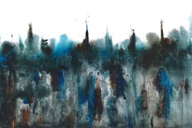 Print of Abstract Landscape Paintings by Cesar Torres