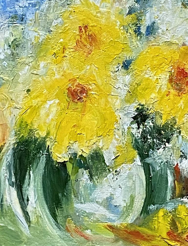 Original Contemporary Floral Painting by Irina Kaplun