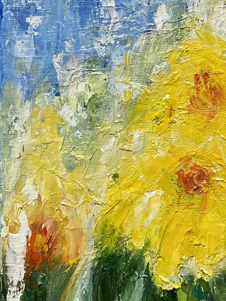 Original Contemporary Floral Painting by Irina Kaplun