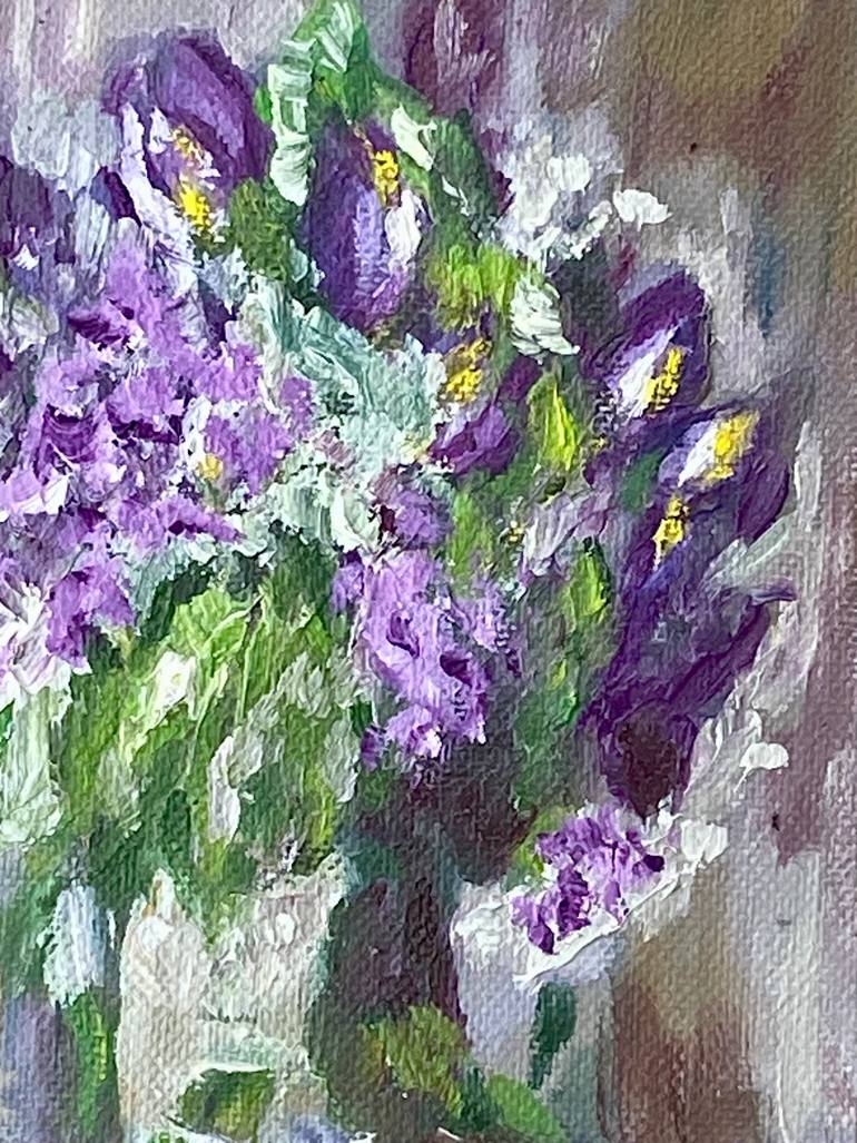 Original Contemporary Floral Painting by Irina Kaplun