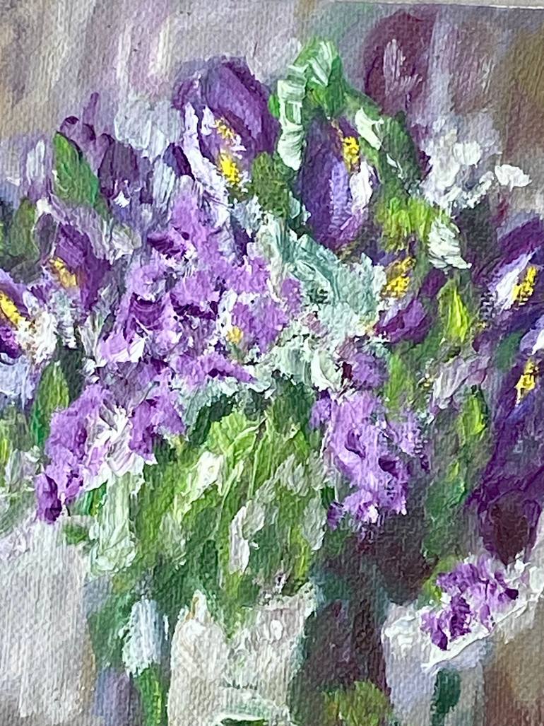 Original Contemporary Floral Painting by Irina Kaplun