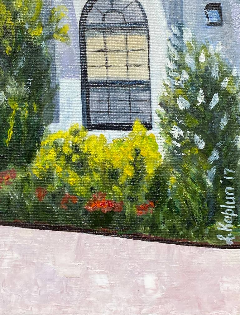 Original Art Deco Landscape Painting by Irina Kaplun