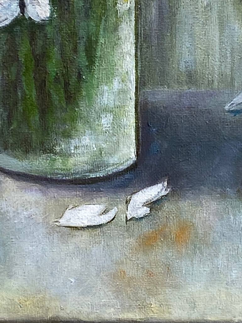 Original Art Deco Floral Painting by Irina Kaplun