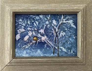 Winter Landscape Snow Scenery Oil Painting thumb
