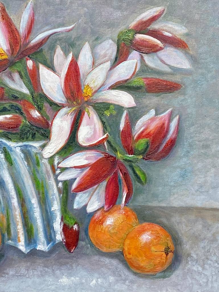 Original Impressionism Floral Painting by Irina Kaplun