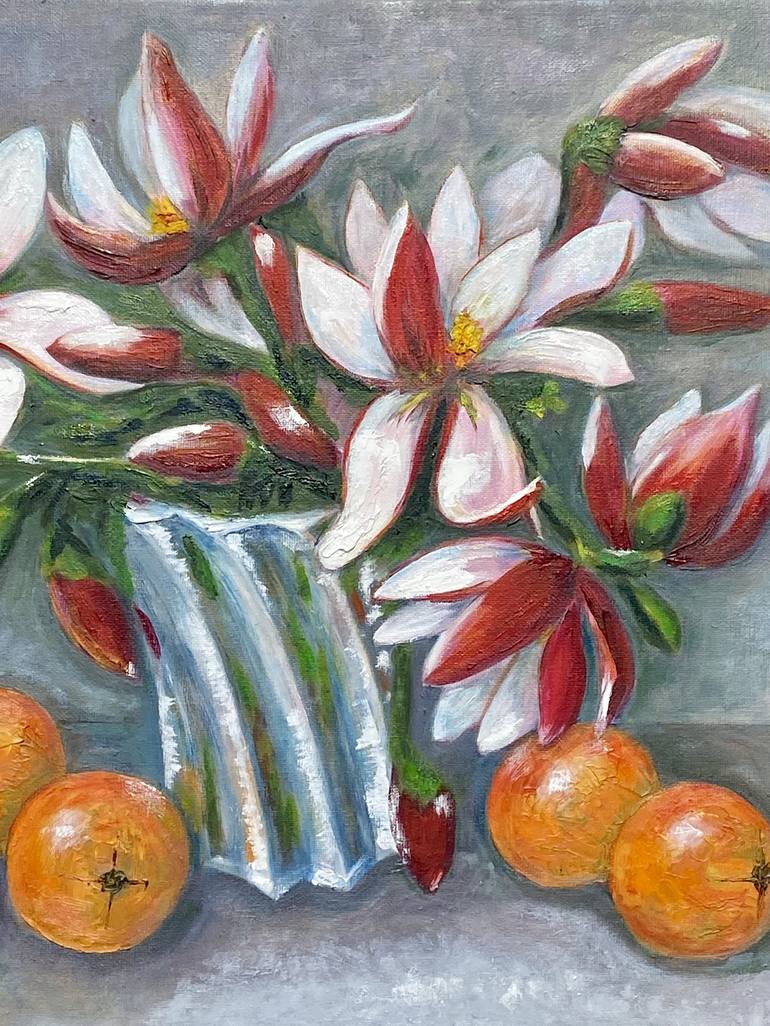 Original Floral Painting by Irina Kaplun