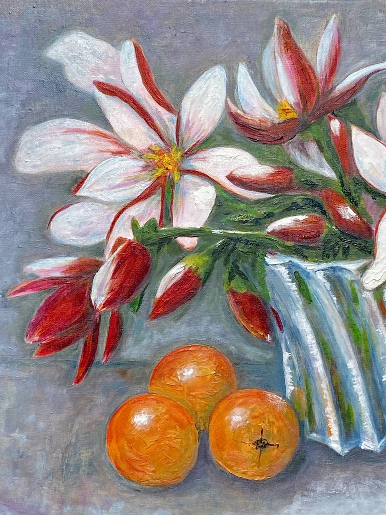 Original Impressionism Floral Painting by Irina Kaplun