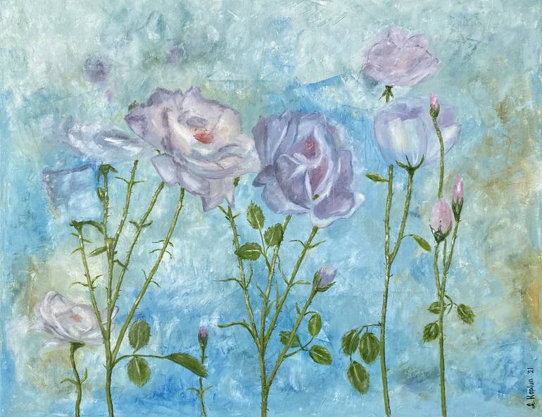 Original Floral Painting by Irina Kaplun