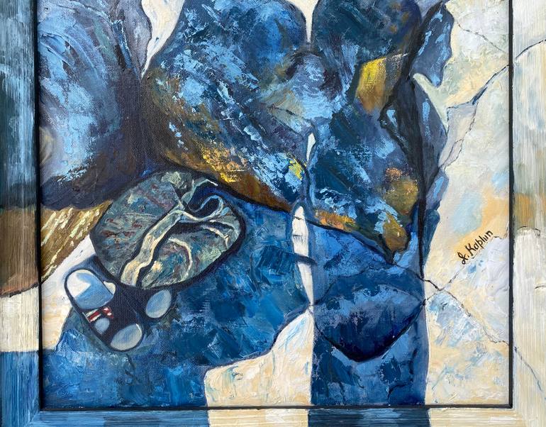 Original Abstract Music Painting by Irina Kaplun