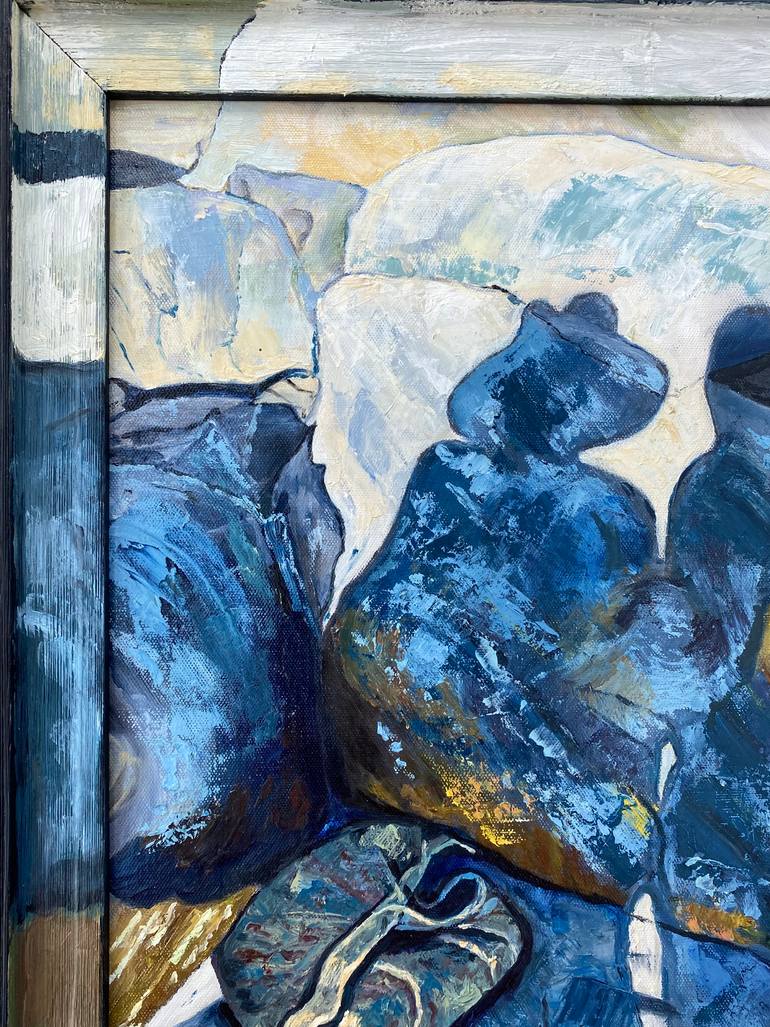 Original Abstract Music Painting by Irina Kaplun