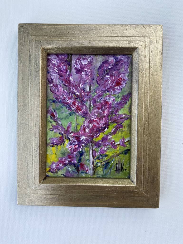 Original Abstract Garden Painting by Irina Kaplun