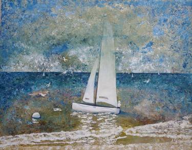 Original Boat Paintings by Irina Kaplun