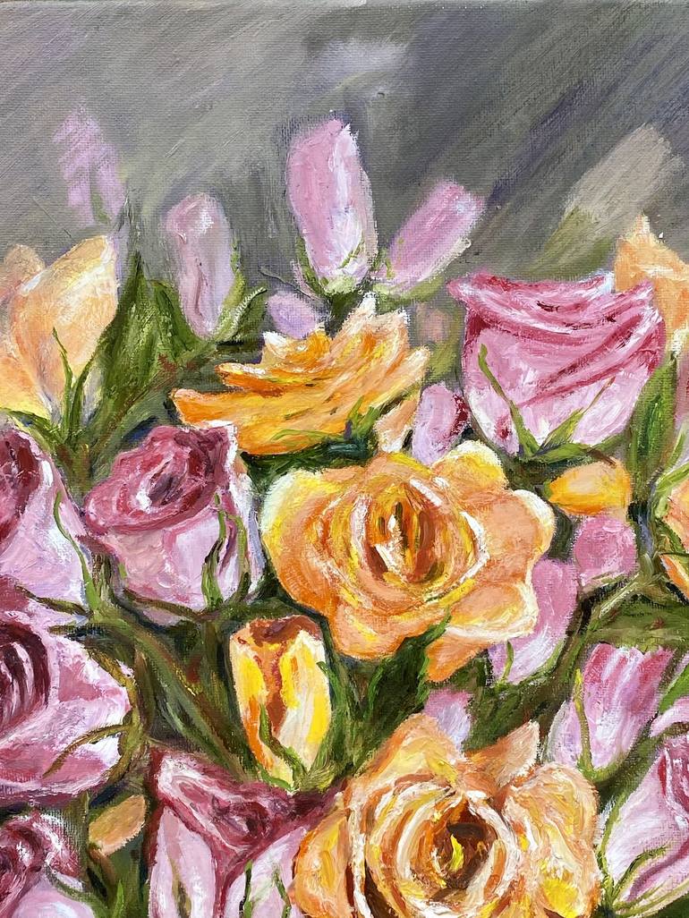 Original Floral Painting by Irina Kaplun