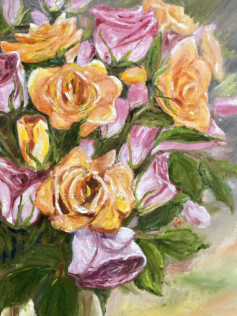 Original Floral Painting by Irina Kaplun