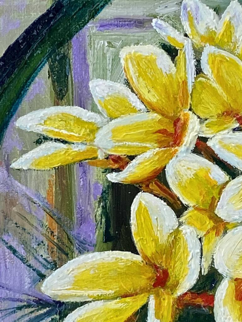 Original Art Deco Floral Painting by Irina Kaplun