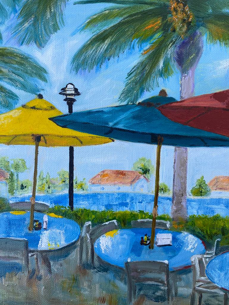 Original Art Deco Cities Painting by Irina Kaplun