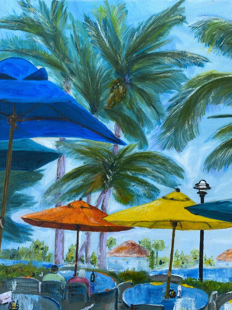 Original Art Deco Cities Painting by Irina Kaplun