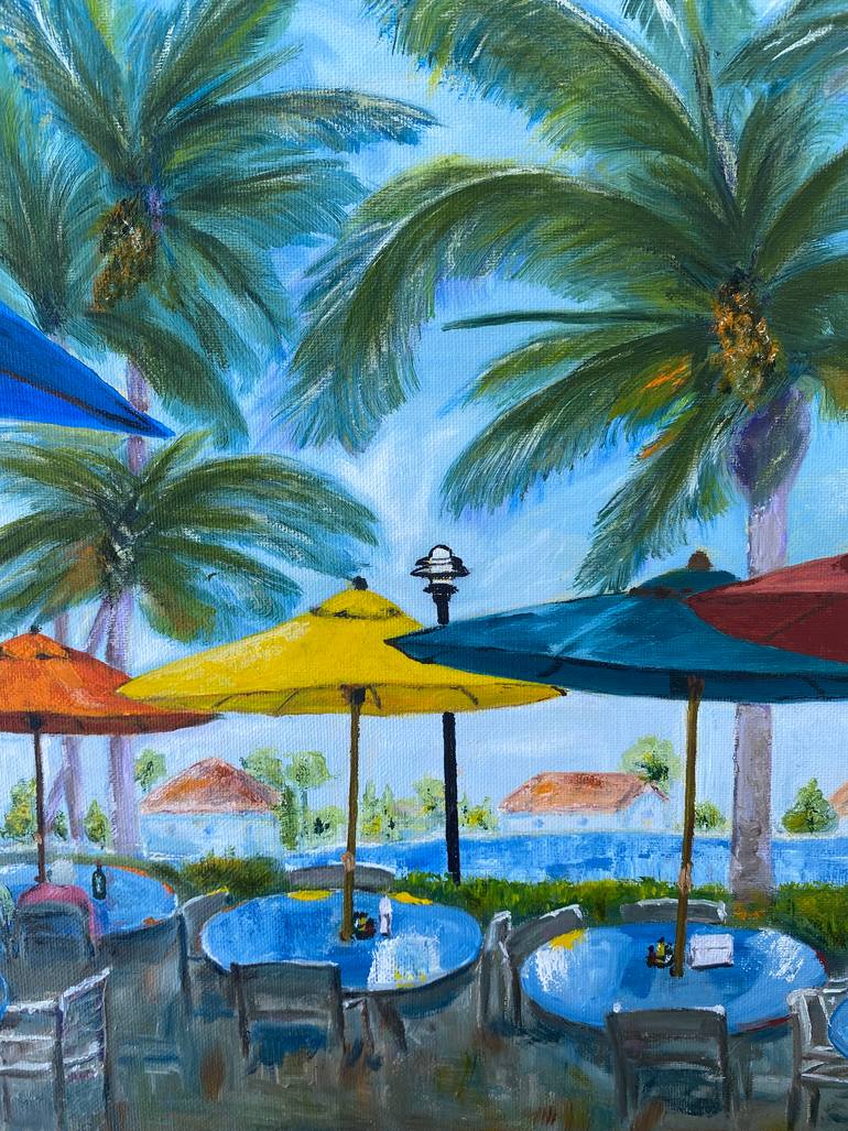 Original Art Deco Cities Painting by Irina Kaplun