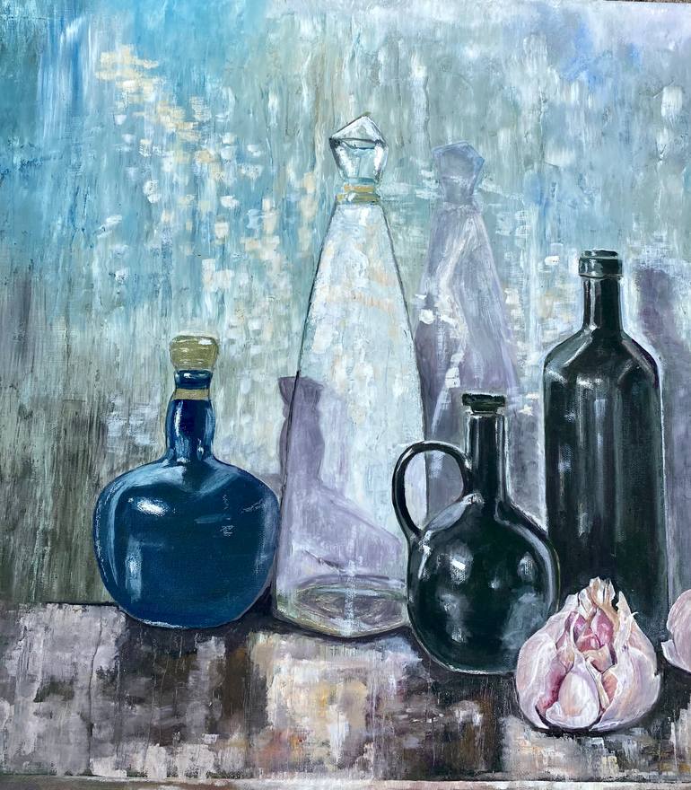 Original Art Deco Food & Drink Painting by Irina Kaplun