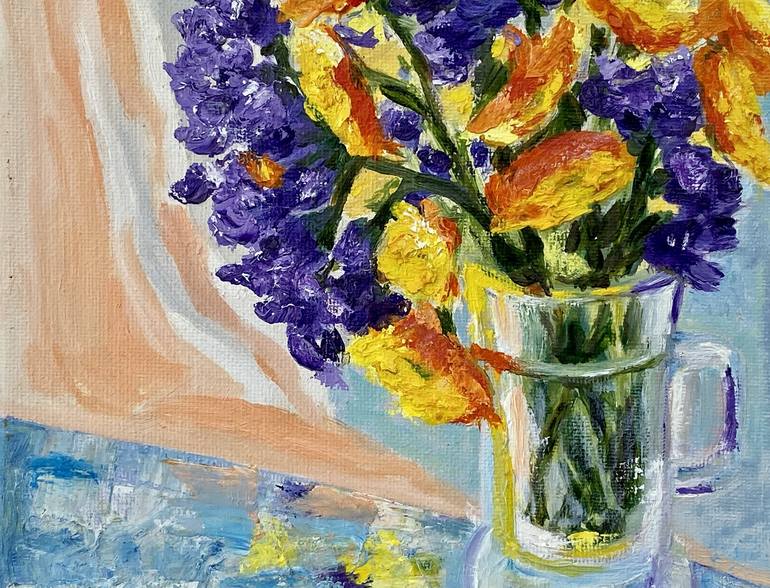 Original Floral Painting by Irina Kaplun