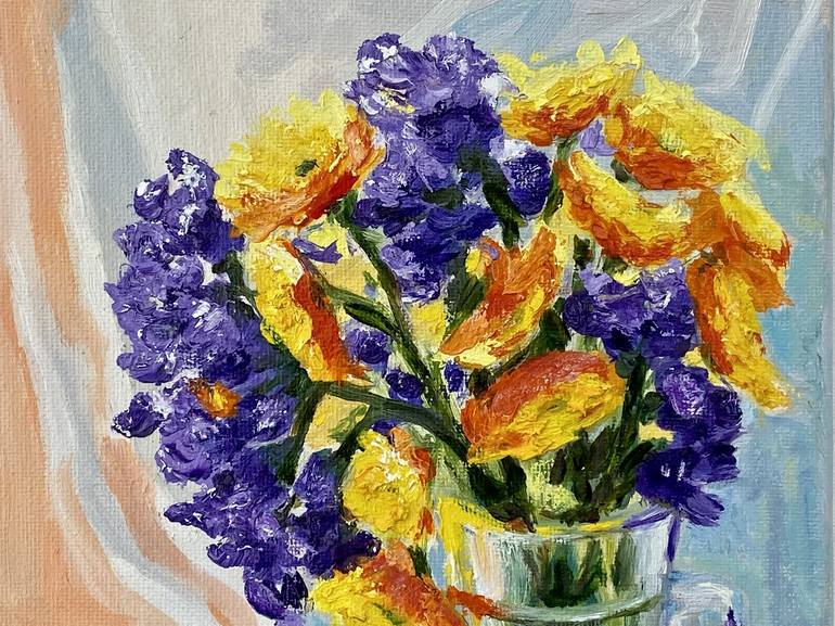 Original Floral Painting by Irina Kaplun