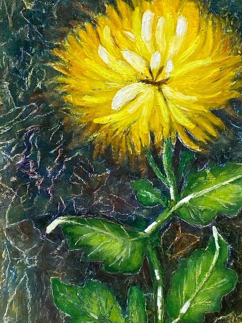 Original Art Deco Garden Painting by Irina Kaplun