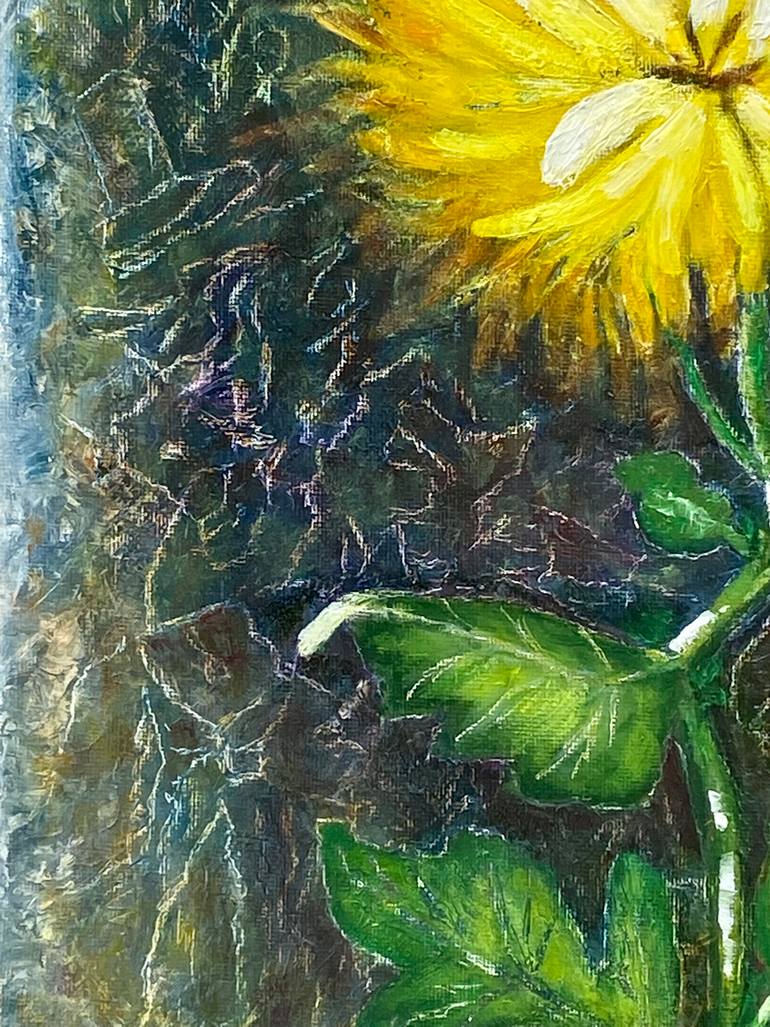 Original Art Deco Garden Painting by Irina Kaplun